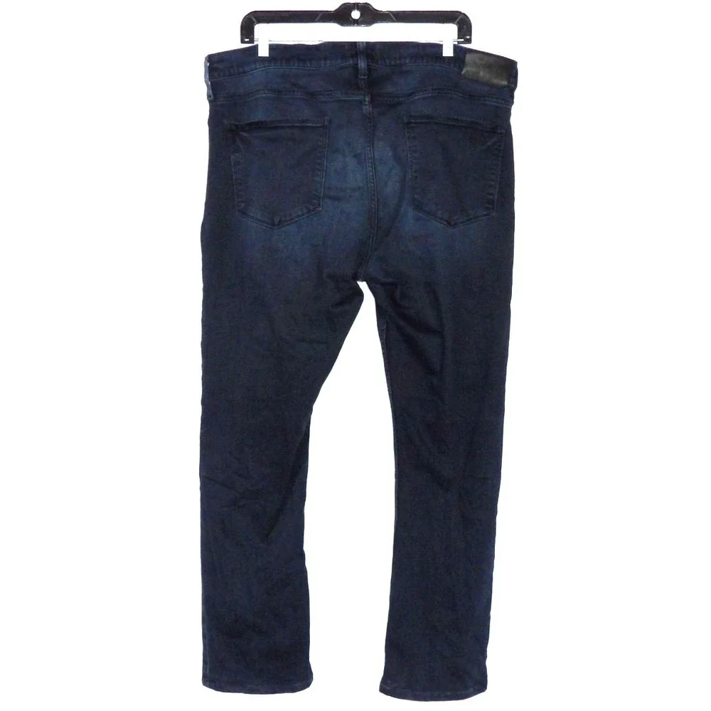 PAIGE Dark Wash Stretch FEDERAL Slim Straight Leg Denim Jeans Men's 38 X 30